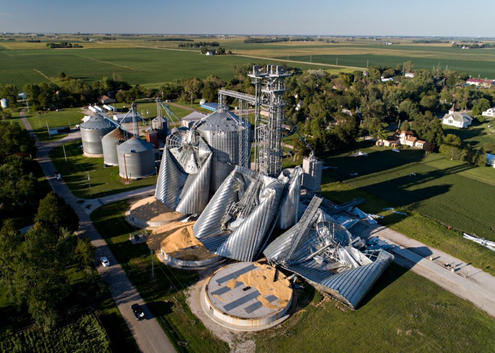 Derecho causes widespread damage across Iowa farmlands